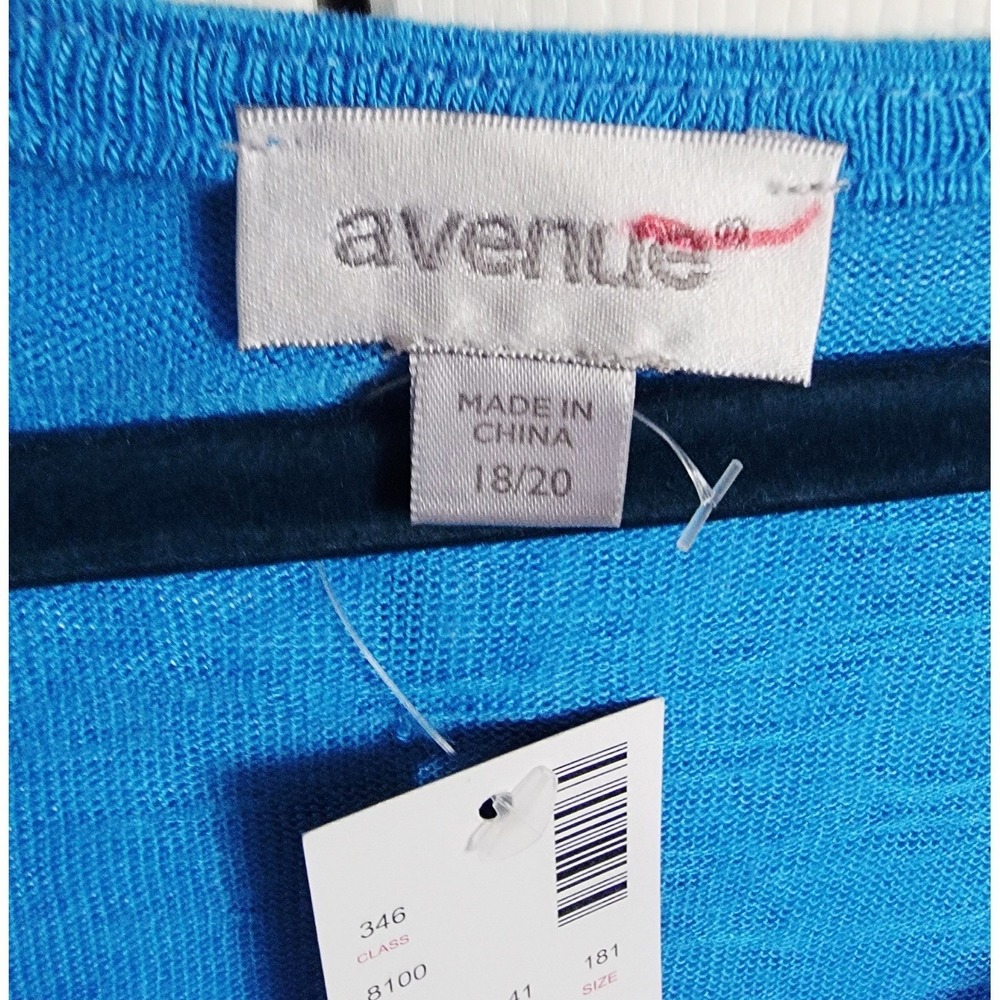 Avenue 18/20 Ruffle Tank Top 1X Sleeveless Casual Blouse Flirty NWT RV $49 - Picture 7 of 12
